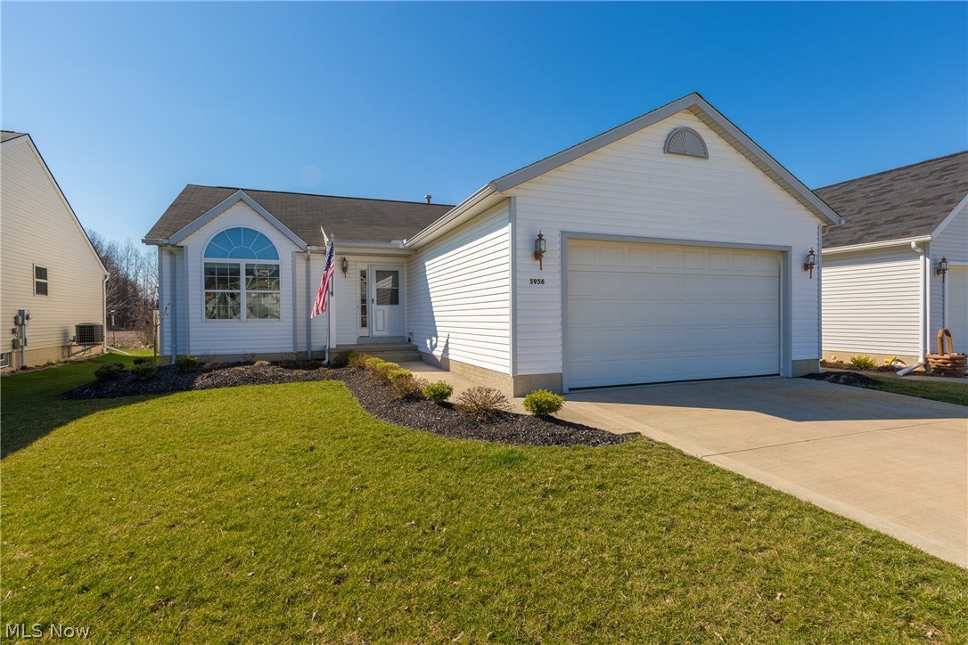 This gorgeous open concept 3 bedroom ranch in Meadow Lakes is move-in ready. Many updates since purchased... The kitchen was updated in 2016 with refinished cabinets, new corian counter, tile backsplash and high end sink. Jan 2017 brought new laminate plank flooring throughout the first floor. The finished basement is set up for entertaining. You won't want to miss seeing this! 20 ft granite bar with wet bar, TV viewing area, pool table area, kids play area and office area. Hunter Douglas window treatments. Stainless steel frig does not come with house, matching black frig in garage does and will be installed for new owner. No monthly maintenance fee! Annual HOA fee of $330 has been paid for 2017. One year home warranty paid for by seller for new owner.