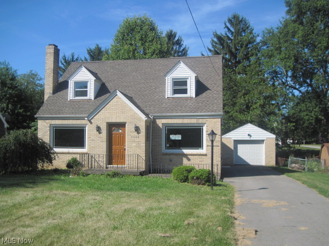 This 3 bedroom brick cape cod has a bedroom and a half bathroom on the first floor. There is a wood burning fireplace in the living room and a 1 car detached garage. This property is being sold As Is Condition. Hud case #412-628459.
