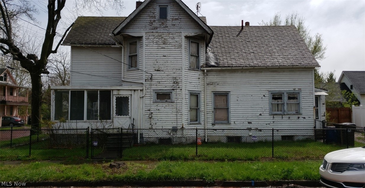 Make this home a cash flow king!  Projected rents with CLE having such a low vacancy rate are about $725-$750.  That puts you at a possible gross rent income of between $8500-$9000/yr.  Put your work into this unique colonial.  Nice corner lot.  Owner is open to owner financing.  Short distance from Hyacinth Park.