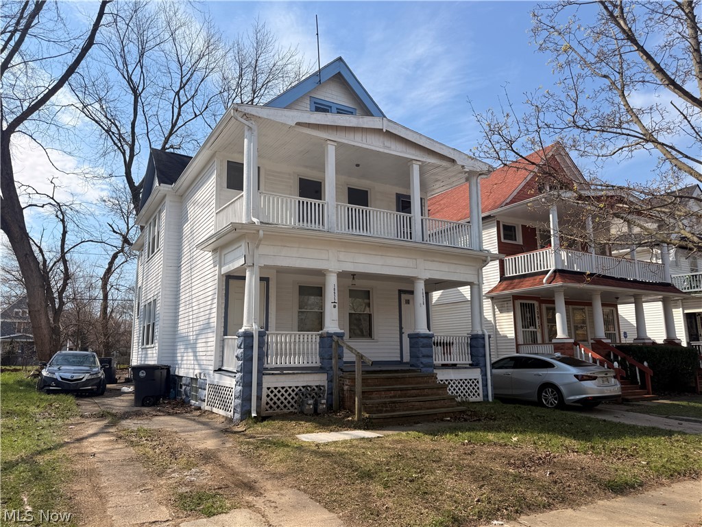 Attention investors! Incredible opportunity on Cleveland's east side. Large 4 bed, 2 bath duplex. First floor unit is a 2 bed / 1 bath,  and currently rented at $800 per month on an annual lease. Second floor unit is also a 2 bed /1 bath, remodeled and ready to rent! The 3rd floor can be turned to extra living space or an additional bedroom for the second the floor, making it 3 beds/ 2 baths. Second and third floor are vacant, allowing for the new owner to do as they please. Once fully occupied, income could exceed $1,700 per month! Don't miss out on the chance to add this lucrative property your rental portfolio. Schedule a showing today and make it yours!