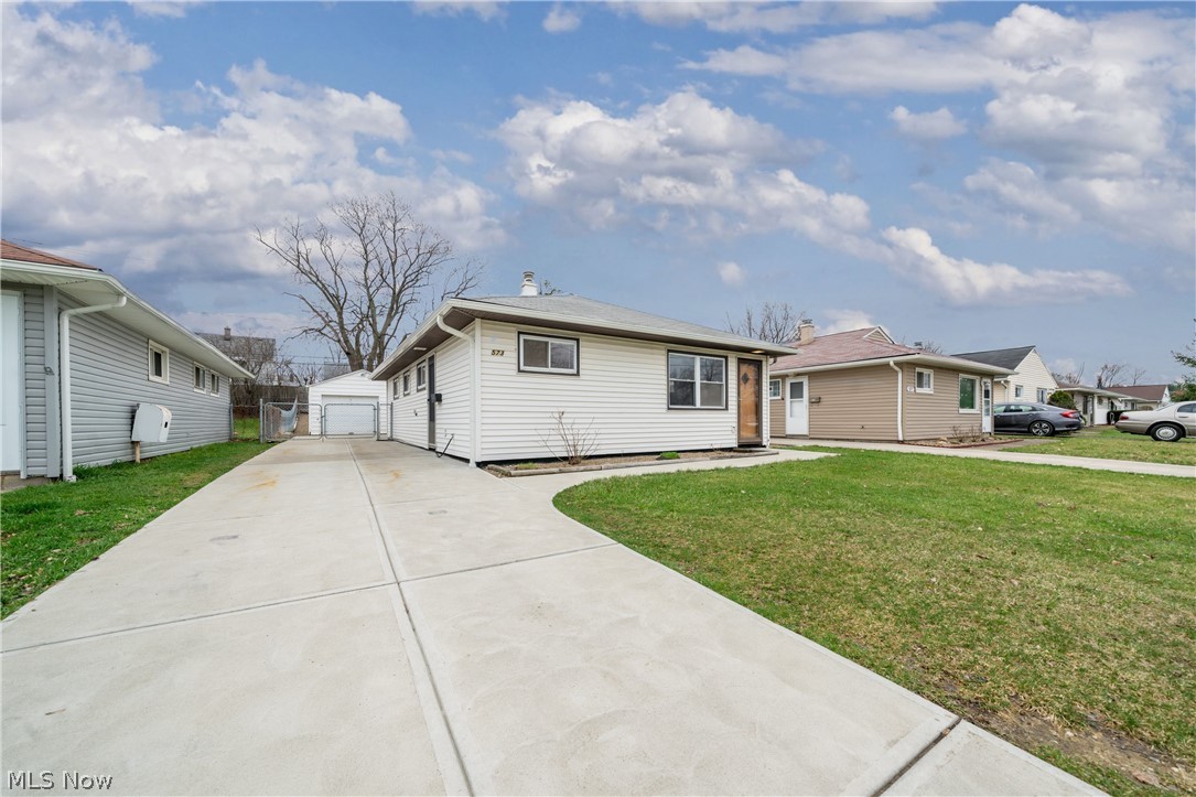 Meticulously maintained and updated this home shows true pride of ownership! This 3 BR, 1 BA Ranch home includes all appliances, newer concrete drive, updated electrical, newer laminate flooring, blown in insulation, newer gutters and soffits. Home has been professionally waterproofed with drain tile updated at foundation and through the back yard for effortless drainage! Eat in Kitchen is spacious with laundry access and pantry.  Living room has a gas fireplace, and surround sound for your cozy evenings together. Master bedroom has private access to patio. Fully fenced yard has ample patio area, maintenance free backyard with sand area for your pool set up and small hobby garden area. Partially floored attic provides much storage space.  This home has been lovingly cared for and is waiting for you to make it your next home!