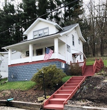 Adorable home on 1/2 Acre lot with parklike setting. 2 Car garage, lovely front porch and large rear deck. Spacious country kitchen and family room. Gas heat, updated central air and flooring.