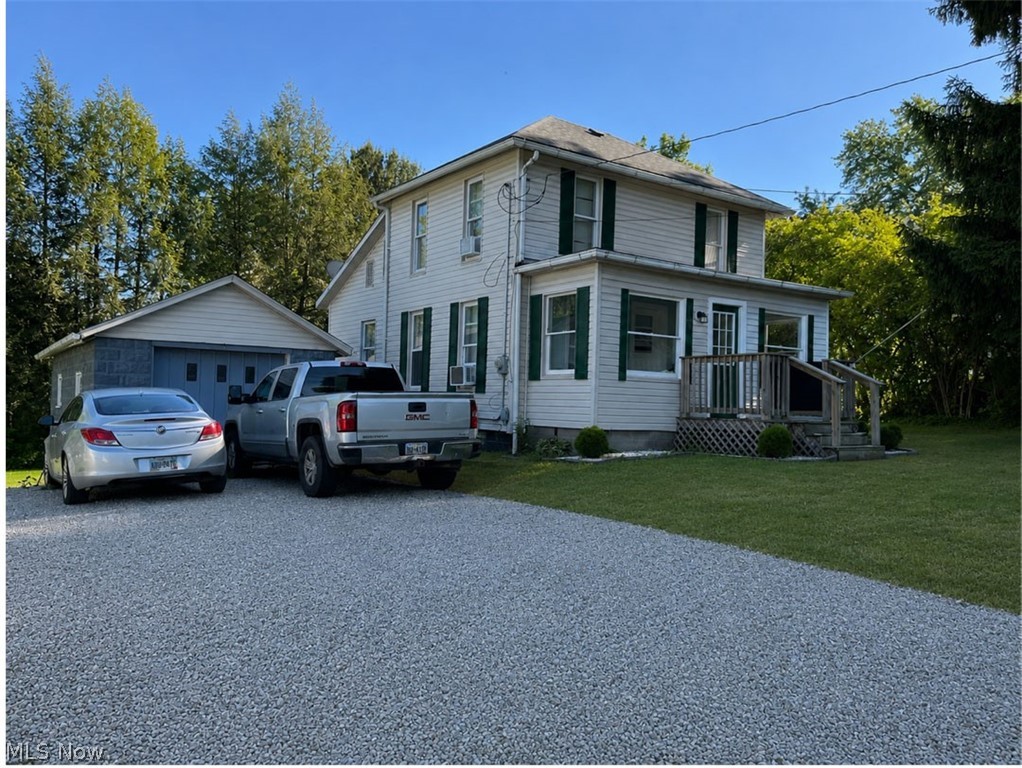 Owner's job requires moving to another state, so this great two-story home on a side street with public utilities is now available / You will enjoy the four bedrooms, comfortable living room, convenient first floor laundry and relaxing in the enclosed porch / Very deep back yard and garage make this a property to call HOME!