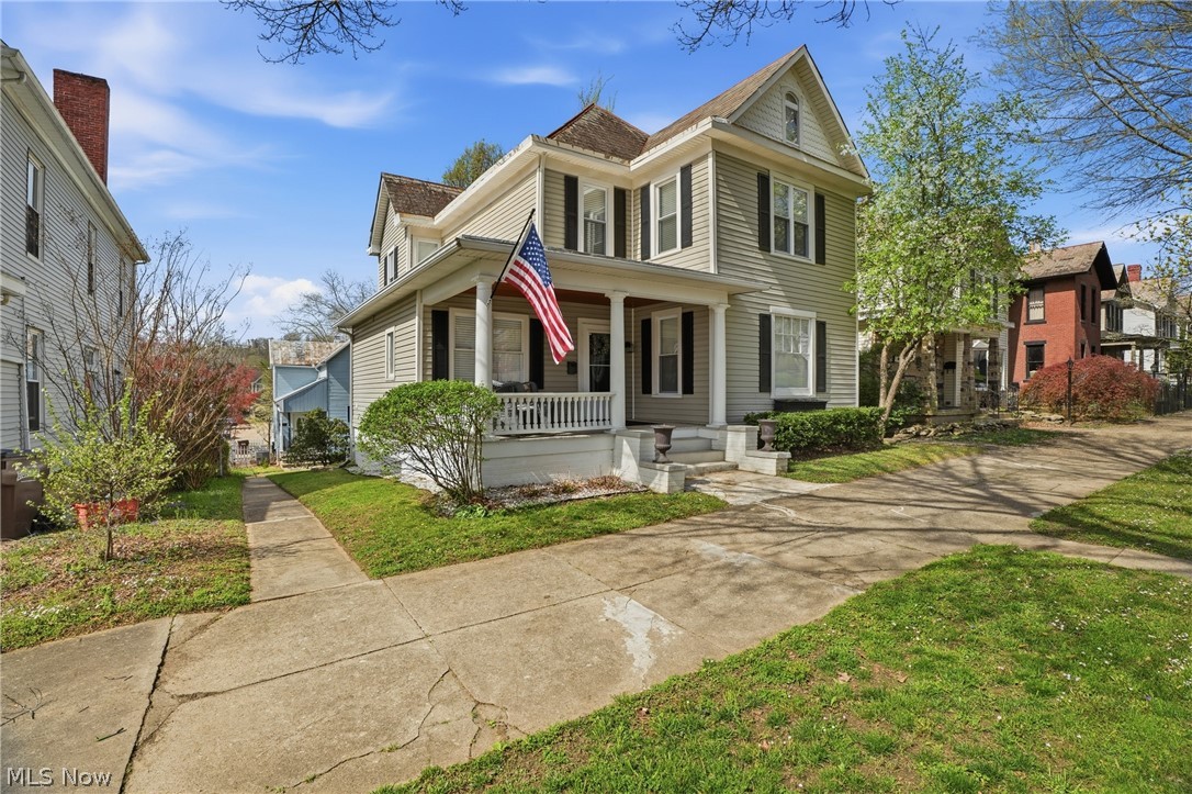 Nestled on a historic street, this home immediately draws you in with it's inviting covered front porch—perfect for relaxing evenings or morning coffee. There is also a great covered porch to the back of the home, off of the kitchen. Inside, you’ll find four spacious bedrooms, stunning hardwood floors, updated kitchen,  along with a spacious layout designed for comfortable living and entertaining. Also a convenient first floor office. Plenty of storage in the large attic or basement. Many modern updates, but also a lot of character with things like pocket doors and even a skeleton key!  With it's charming curb appeal, welcoming atmosphere, and prime location close to everything Marietta has to offer, this home is full of character and ready for it's next chapter.
