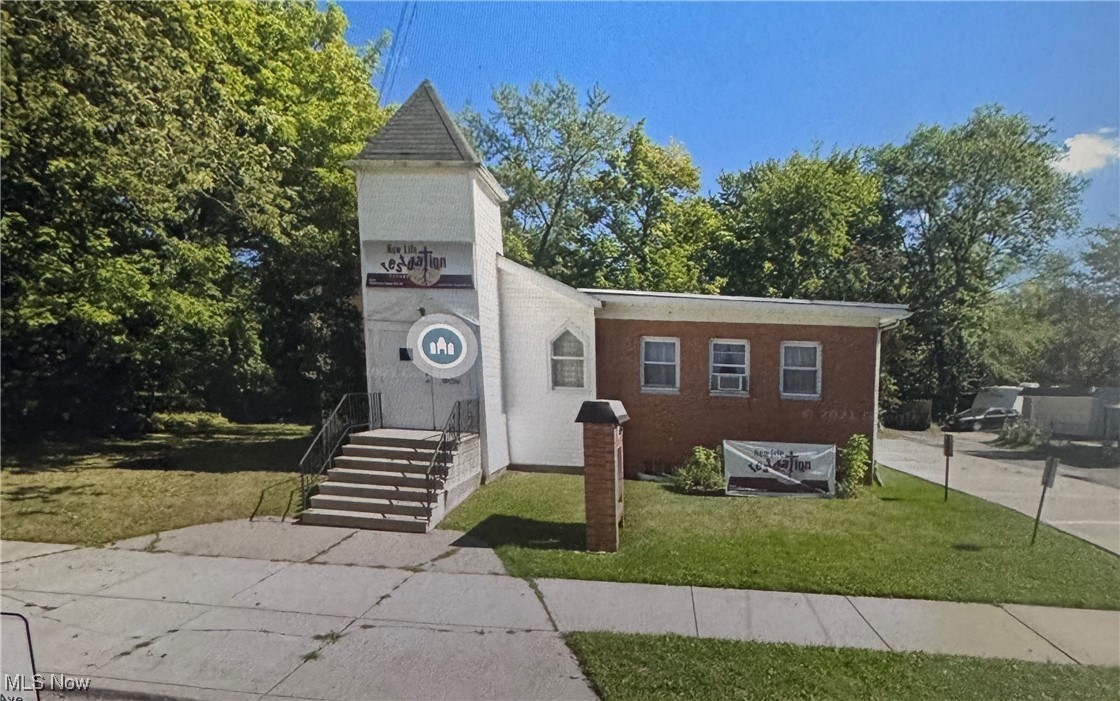 Make this place of worship your own! Enjoy the amenities.  This place of worship has a 130-150 person capacity sanctuary, an office with restroom, an additional restroom and a multi-purpose room on the main floor.  It also offers  a full basement with event space two additional restrooms and a kitchen area,  The basement also offers two access points.  This sale includes an additional parcel of partially fenced in land that can be used for additional parking and/or outdoor event space.  This edifice is a beautiful structure in the Miles community.  The seller is willing to entertain offers with or with out the extra included parcel of land.  This is a very motivated seller.  Seller will entertain all reasonable offers.  Make an offer today.  Don't delay, this one won't last long.
