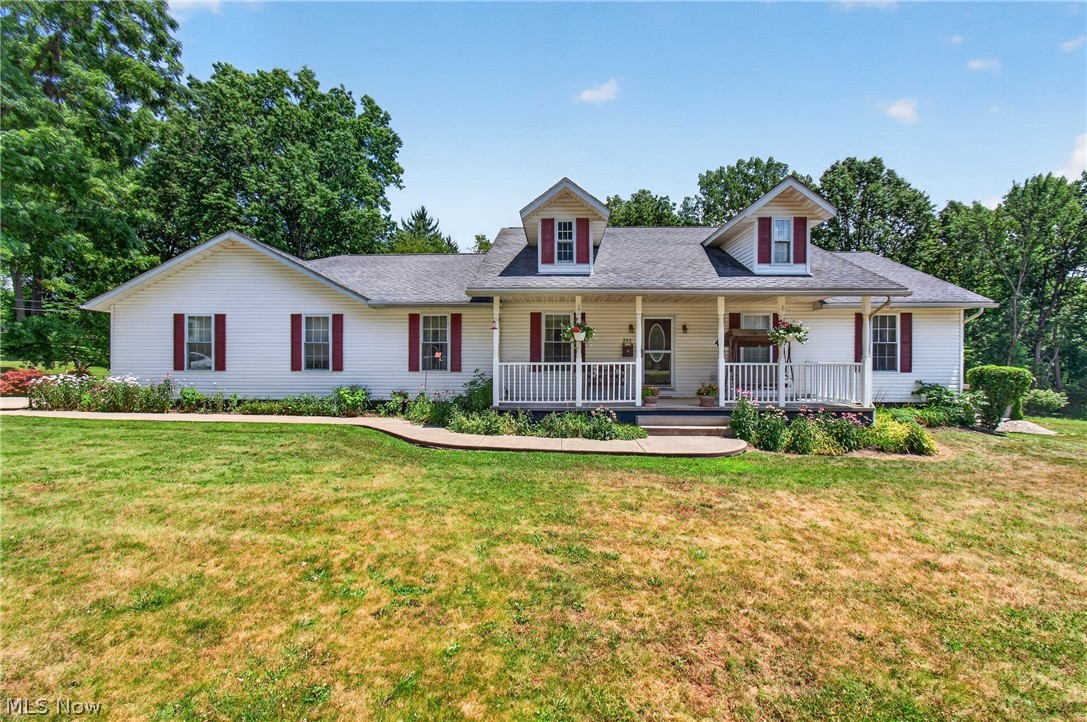 Welcome to this beautifully maintained 3-bedroom ranch situated on nearly ¾ of an acre in Massillon! Offering the convenience of first-floor living, this home features first-floor laundry, an attached garage, and a charming covered front porch that’s perfect for relaxing. The spacious kitchen is a standout with beautiful Brazilian cherry hardwood flooring, a large center island, abundant cabinet space, and plenty of room to gather. Step outside to enjoy the rear deck overlooking the expansive backyard, complete with an outbuilding/shed for additional storage. The oversized paved driveway provides ample parking for guests, recreational vehicles, or multiple vehicles. The finished lower level offers exceptional flexibility with an additional bedroom and living space that can serve as a private in-law suite or even a separate apartment with income-producing potential. The primary suite provides a peaceful retreat, complete with a luxurious Jacuzzi tub, perfect for unwinding after a long day. Situated on nearly ¾ of an acre, this property offers the perfect blend of space, comfort, and versatility, making it ideal for a variety of lifestyles. Don’t miss your opportunity to make this incredible home your own—schedule your private showing today!