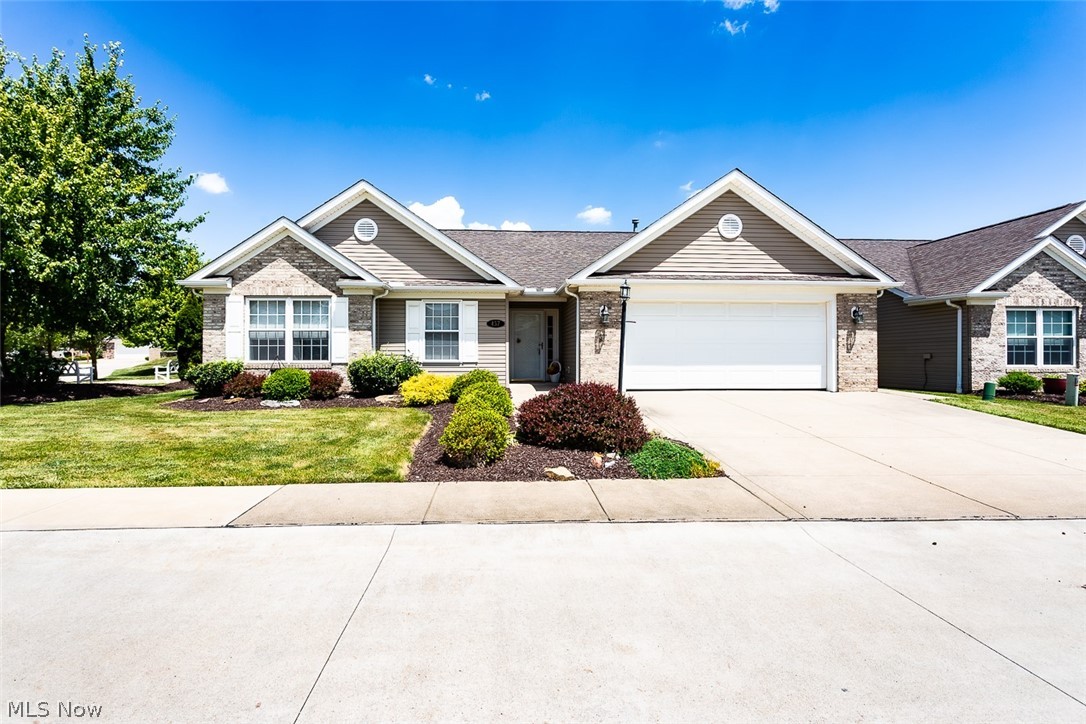 Welcome home to easy, maintenance-free living in this charming 3-bedroom, 2-full-bath corner lot ranch, nestled in a peaceful 55+ adult community of just 71 single-family homes in Seven Hills. Designed for comfort and convenience, this inviting home features a spacious living room with a cozy gas fireplace, creating the perfect place to relax or entertain.  The bright 4-season room overlooks the backyard, providing a tranquil space to enjoy your morning coffee or read a book. Step outside to the cement patio, ideal for outdoor dining or simply enjoying the fresh air. The community gazebo, located right next door, offers an additional gathering place just steps from your home. The attached two-car garage provides plenty of storage, and all kitchen and laundry appliances convey, making your move even easier.  Enjoy the benefits of HOA-maintained, low-maintenance living while being conveniently located near numerous golf courses, shopping centers, restaurants, and everyday amenities. If you're looking for a one floor living, a comfortable and quite place, and a carefree lifestyle, this beautiful ranch is ready to welcome you home!