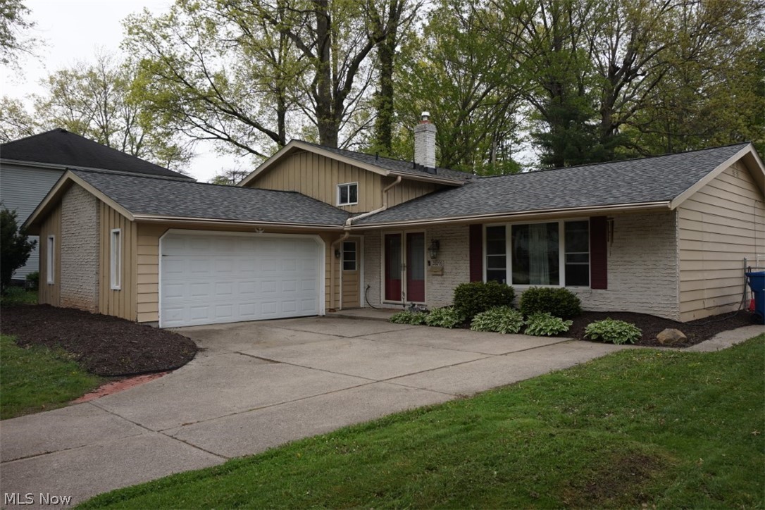 Welcome to 28096 Edgepark Blvd - A beautiful 3 bedroom, 2 bathroom, Split-level nestled in a convenient location to both Westlake and North Olmsted conveniences!  This well-loved split-level offering over 1,900 square feet of comfortable living space. This is a solid, thoughtfully designed home with room to spread out and grow.  Double doors lead into the foyer entry which opens to the vaulted family/dining room combo!  The spacious kitchen with updated appeal complete with solid surface counters and stainless steel appliances stay. Lower level family room delivers a second, spacious and has a walk out to the patio.  It also has a second full bath, and dedicated laundry area and mud room with direct access to the attached 2-car garage.  Major updates add peace of mind, roof (2020), humidifier added to the HVAC system (2024), washer & dryer (2024), stove & microwave (2025), chain link fence. This is a beautiful home with great bones, generous space, and a welcoming feel—ready for its next chapter.