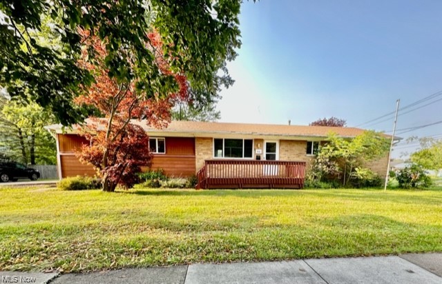 Bright and sunny home with gleaming hardwood floors floors available in Munroe Falls! 3 bedroom 1.5 bath house with updated kitchen and baths.  Partially finished basement. Oversized 2 car garage.  All adult occupants must apply through an online application that runs credit criminal and eviction history.  600+ credit score, no eviction history, no recent bankruptcies, 2.5X minimum income to rent ratio.  No smoking and no pets.