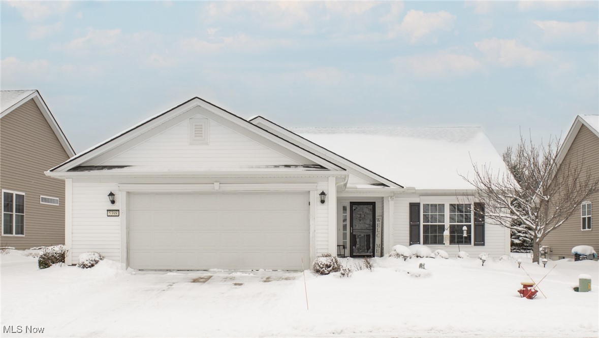 Welcome to The Arbors in Brunswick Hills; a highly desirable, beautifully maintained community where the setting feels calm and the neighborhood is truly easy to love. Built in 2014, this move-in-ready ranch offers the comfort of single floor living with an open-concept layout made for both everyday life and entertaining.
Natural light fills the home, and the morning room is the heart of it all, with a peaceful water view that becomes stunning at sunset. Picture winding down at the end of the day as the fountains run and the sky reflects across the pond. It’s the kind of backdrop that makes home feel like a retreat.
Within this beautiful home; you’ll find two bedrooms plus a versatile third room ideal for an office or guest space. Outside, enjoy a poured patio with an electric awning, the perfect spot to relax in privacy and take in the view.
The Arbors offers amenities residents love, including a clubhouse, fitness center, in-ground heated pool, and walking paths, all in a low-traffic community setting that is very close to all the amenties you could want. If you’ve been searching for a bright, welcoming ranch with a water view in Brunswick Hills, this one is a must-see.