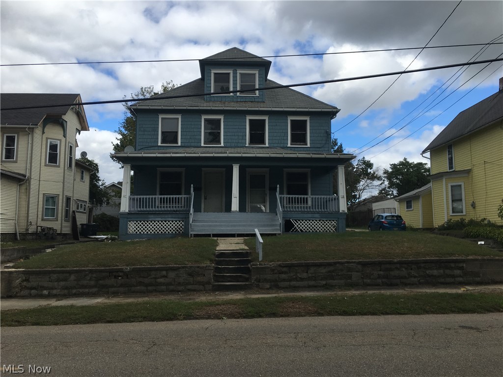 Investment opportunity! Four unit , 100% occupied. Two duplexes on same parcel. The back unit has covered front porches, newer roof, newer furnaces and hot water tanks, some new plumbing, new window. These two story units have separate basements with their own laundry hookup. The front unit are much larger units with basically same layout but larger rooms throughout and a third floor bonus room in each unit. The front building has newer windows, newer furnaces, newer hot water tanks, and some new plumbing. Shared off street parking available for the tenants. Gas and Electric are separately metered. Owner pays water, sewer, and trash.  Neighborhood has agreement with city for certain in home businesses to be allowed.