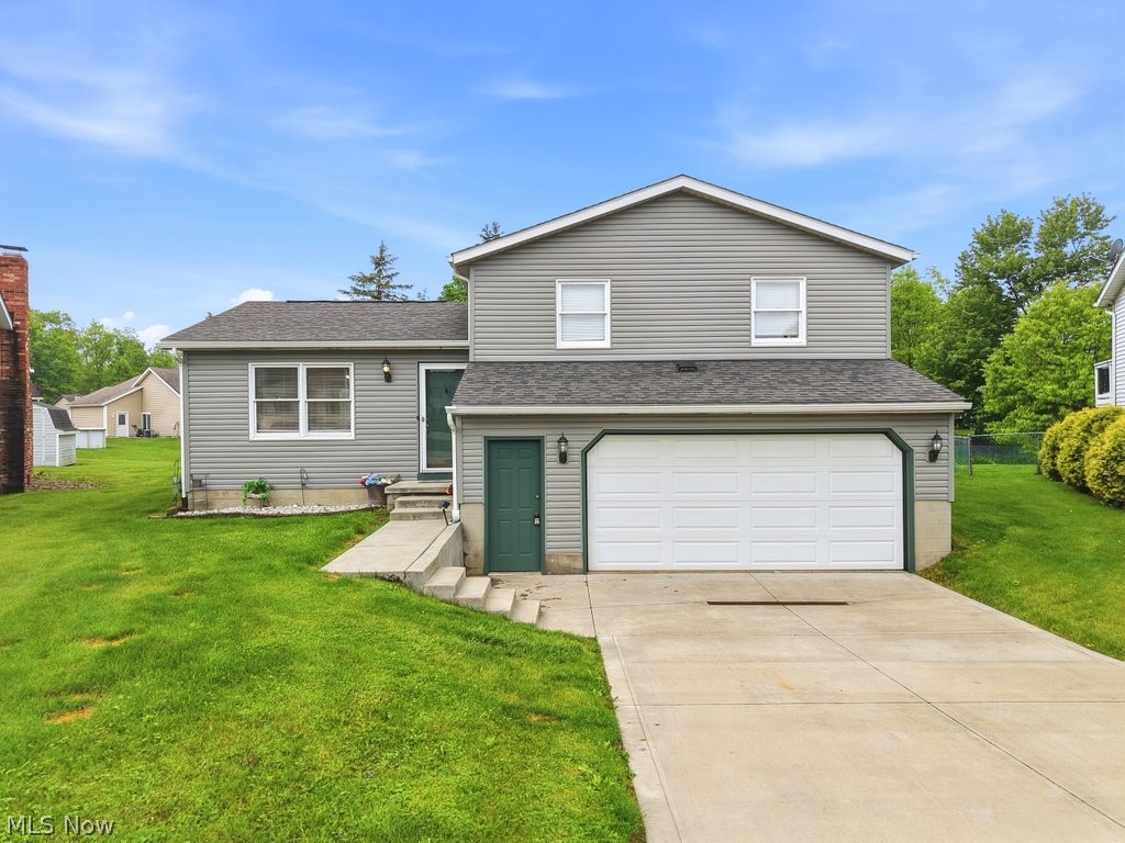 Numerous NEW updates in this charming 3 bedroom home featuring 2 newly remodeled full bathrooms, tucked away on a quiet cul de sac a very desirable Streetsboro neighborhood! Newer roof and siding were updated in 2023. Newer concrete driveway and front entry sidewalk completed in 2021.  Step inside and you’re greeted by a welcoming living room featuring new flooring (2026) throughout the main level.  The eat-in kitchen offers beautiful backyard views, along with ample counter space and cabinetry perfect for everyday living and entertaining alike. Head downstairs to unwind in the spacious family room complete with a cozy gas fireplace just right for movie nights or relaxing evenings. You’ll also find a new remodeled bathroom (2026) with waterproof marble look luxury vinyl tile, laundry area, and extra storage space. Upstairs features the primary bedroom along with two additional bedrooms, most freshly painted and another beautifully new remodeled full bathroom (2026) with waterproof marble look luxury vinyl tile. Outside, enjoy your own private retreat with a large, fenced backyard and a HUGE newer concrete patio ideal for summer gatherings, pets, or simply relaxing at the end of the day. Combined with many recent updates, this home is truly move in ready. Do not miss this opportunity. Schedule your private showing today.