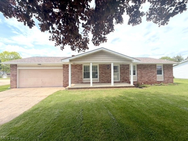 Charming brick ranch in great location near the school! This well-maintained home has 3 bedrooms, 1.5 bath, and a 2-car attached garage. It is perfectly situated in a highly desirable neighborhood walking distance to the school. Inside is a bright and inviting layout featuring a spacious living area and a large family room addition. The kitchen has a dining area and includes the appliances. The master bedroom has a private half bath. The home also includes a full, partially finished basement, providing extra living space, a possible 4th bedroom or a home office, the laundry area with a shower, and plenty of storage options. It is situated on a large, level 91x216 lot. There is a brand-new roof, a new gas hot water tank, and an updated furnace and central air. This home will allow for immediate possession!