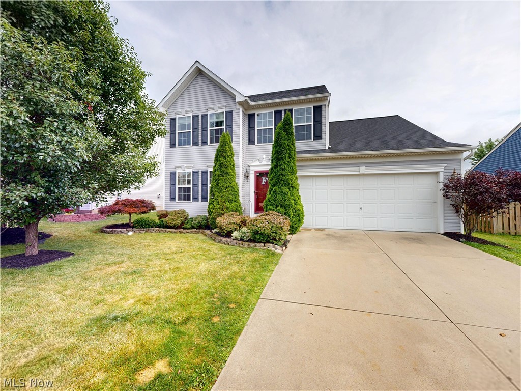 As you enter this highly desirable area you may notice children playing tag or residents enjoying a long day in the gazebo area. This community is one of a kind and this gorgeous Colonial is ready for its new owners. Upon entering you will immediately notice a gentle palette of pain colors and a seamless flow from room to room. The oversized living room leads directly to the kitchen. For the culinary enthusiast this kitchen has an abundance of light brown cabinetry with, wrap around counterspace and kitchen island for barstool seating. An added bonus is the morning room. With vaulted ceiling and slider leading to the backyard. And for family gatherings where many memories and laughs will be made the dining area is directly off the living area. On the second level is the master suite. Being grand in size with its own master bath and walk in closet. Two additional bedrooms and full bath complete the second level. The basement has an abundance of space an opportunity. Create your own media room or kids play area. Now for the fun part. The backyard being completely fenced in with concrete patio and retractable sun setter this is the perfect time and season to invite guests over for some BBQ. More great features include one year home warranty, attached two car garage, all appliance included. This dream can be a reality. Perfect location, neighborhood where communities come together. Set up your showing today.