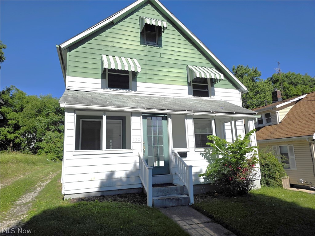 Welcome home to this spacious Colonial offering over 1,800 square feet of living space with plenty of room for everyone! A partially enclosed front porch welcomes you inside, where you'll find two inviting front living rooms, a formal dining room, and a large kitchen. Just off the back entrance is a convenient mudroom, providing additional space. The first-floor primary bedroom features an ensuite bathroom and a walk-in closet, offering the convenience of main-floor living. Upstairs, you'll find three additional bedrooms and a full bathroom complete with a relaxing soaking tub and a separate shower. Need even more space? The finished third-floor attic provides a versatile bonus room that can be used as a home office, playroom, hobby space, or additional bedroom. Outside, enjoy the detached two-car garage. Recent updates include fresh interior paint throughout and brand-new carpet in the first-floor bedroom and all second-floor bedrooms, making this home ready for you.. The property is being sold as is. Call your favorite Realtor to schedule a showing.