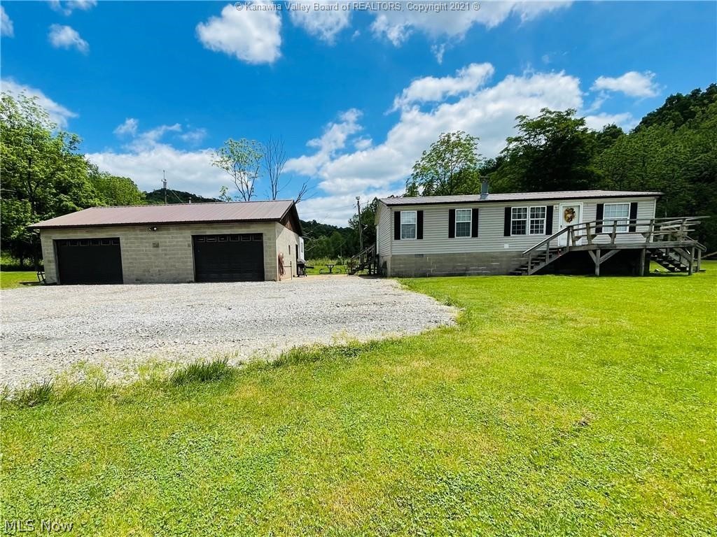 Nice 3 bedroom, 2 full bath manufactured home that is surrounded by wildlife & nature with a private setting! Nestled on 3 acres of flat land, 30x40 2 car heated detached garage & storage building! Home sits on a complete concrete pad which offers lots of storage also & has a permanent foundation. Some updates include metal roof & heating/cooling. Well maintained over the years & ready for a new owner!