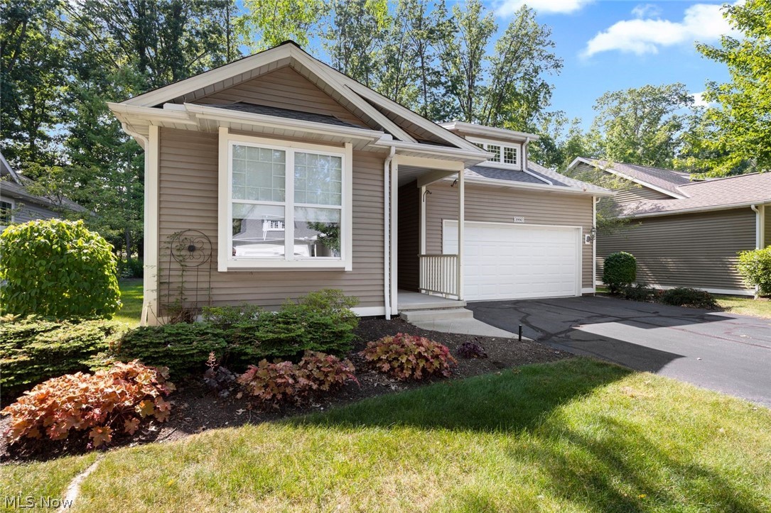 Welcome home to 1990 Buckingham Dr- Avenbury Lakes 55+ community! This single-family ranch (K. Hovnanian Homes) offers 2 bedrooms, 2 full bathrooms, a bright sunroom, and a full basement, combining comfort, convenience, and low-maintenance living. The thoughtfully designed floor plan is perfect for both everyday living and entertaining. The spacious living room flows seamlessly into the dining room & large eat-in kitchen, which includes all appliances and plenty of cabinet and counter space. The generous primary suite features a walk-in closet and a private en-suite with an oversized step-in shower, abundant cabinetry, and a linen closet. A guest bedroom and full bath are located at the front of the home, providing privacy and comfort for family and visitors. Relax in the inviting sunroom right off your kitchen - filled with natural light and peaceful views of the backyard. Step outside to the patio- an ideal spot to enjoy your morning coffee or unwind in the evening. The convenient laundry room, located just off the kitchen, includes a washer, dryer, utility sink, and additional cabinetry & closet. A spacious full basement offers exceptional storage and endless possibilities for hobbies or future finished living space. The attached spacious two-car garage provides even more storage. Enjoy resort-style living with Avenbury Lakes' outstanding amenities, including indoor and outdoor swimming pools, a fitness center, tennis courts, beautifully maintained green space, and a clubhouse offering a full calendar of social activities. Scenic walking, biking, and birdwatching trails. Conveniently located near Avon Commons. hospitals, shopping, dining, and everyday amenities.