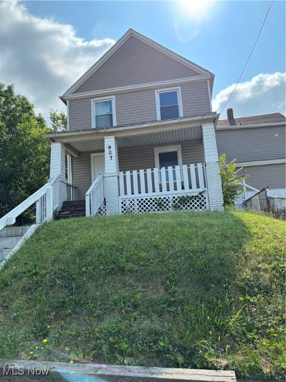 Great investment property in the Heart of Akron. 4 one bedrooms units with 4 Baths and one 4 bedroom house attached. Plumbing and Electrical need replaced. The interior needs cosmetic work thru-out. Great fixer upper for smart investor. Minutes away from Downtown Akron, University of Akron and Expressway. 5 electric boxes. Owner pays Water and Gas. Great curb appeal with big extra lot. Call for your private showing today!!!