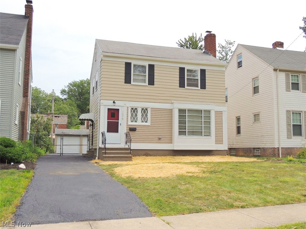 This is an investor property - tenant occupied through 11/30/2022, monthly rent $1,071.  Completely renovated Colonial style home featuring 3 bedrooms, 1 full bathroom, 1 half bathroom, and approximately 1,208 square feet of living space on a lot size of about 5,200 square feet. Living room with hardwood floors, new light fixture, large bay window and a fireplace complete with a mantle. The completely updated kitchen features new countertops, new range with new exhaust fan, new refrigerator, new light fixtures, and the built-in cabinets have been freshly painted. The updated half bathroom with new energy efficient toilet, and new floors is located off the kitchen. Hardwood staircase with iron baluster railing design leads upstairs. All 3 bedrooms are located on the second floor, each comes with hardwood floors, a closet, and a ceiling fan. One of the bedrooms has access to the balcony overlooking the fully fenced backyard. Partially finished basement with large recreation room and laun