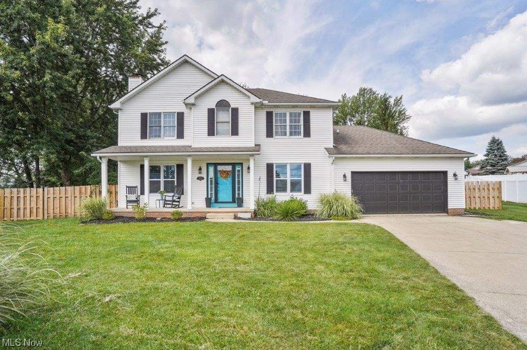 Home Sweet Home! Nicely situated on a cul de sac. Walk inside and fall in love! This beautiful center hall colonial features 4 bedrooms and 2.5 baths. The
finished basement is a great place for hanging out or entertaining. On the main level you will find an eat in kitchen, dining room, living room and laundry! Outside you will love the fenced in yard with a deck and a pool! This home is so warm and inviting you will want to see it right away! Call your favorite real estate professional and schedule your private showing today!