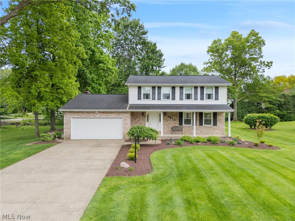 Welcome home to this beautifully maintained one-owner traditional two-story offering 4 bedrooms and 2.5 updated baths. Pride of ownership shines throughout this clean and well-cared-for home featuring spacious living areas, timeless charm, and thoughtful updates through the years. The partially finished basement adds additional living and entertaining space complete with a dry bar — perfect for game nights, gatherings, or relaxing at home. A wonderful opportunity to own a lovingly maintained home with room to grow and enjoy for years to come. Roof, siding, windows, garage door, HVAC, hot water tank, water softener - updated in the last 3-13 years, offering much peace of mind to the potential new owner.