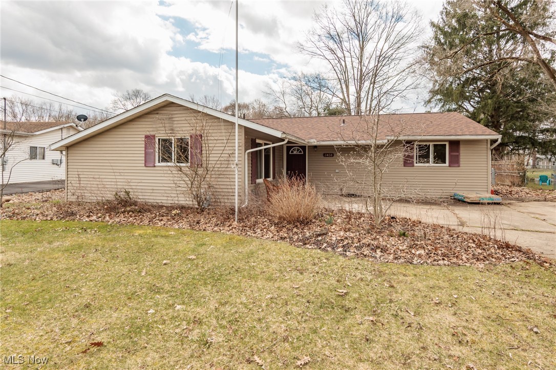 A little TLC and this oversized ranch for the area will be a lovely home.  This 4 bedroom home has a very large fenced yard with a huge shed, and second barn/outbuilding.  The kitchen has been updated with granite counters, ceramic floors, and stainless appliances.  A large living room is very bright.  There is also a family room/solarium with ceramic floors.  The bedrooms are ample sized.  There is a garage, additional parking, patio area, and much more.