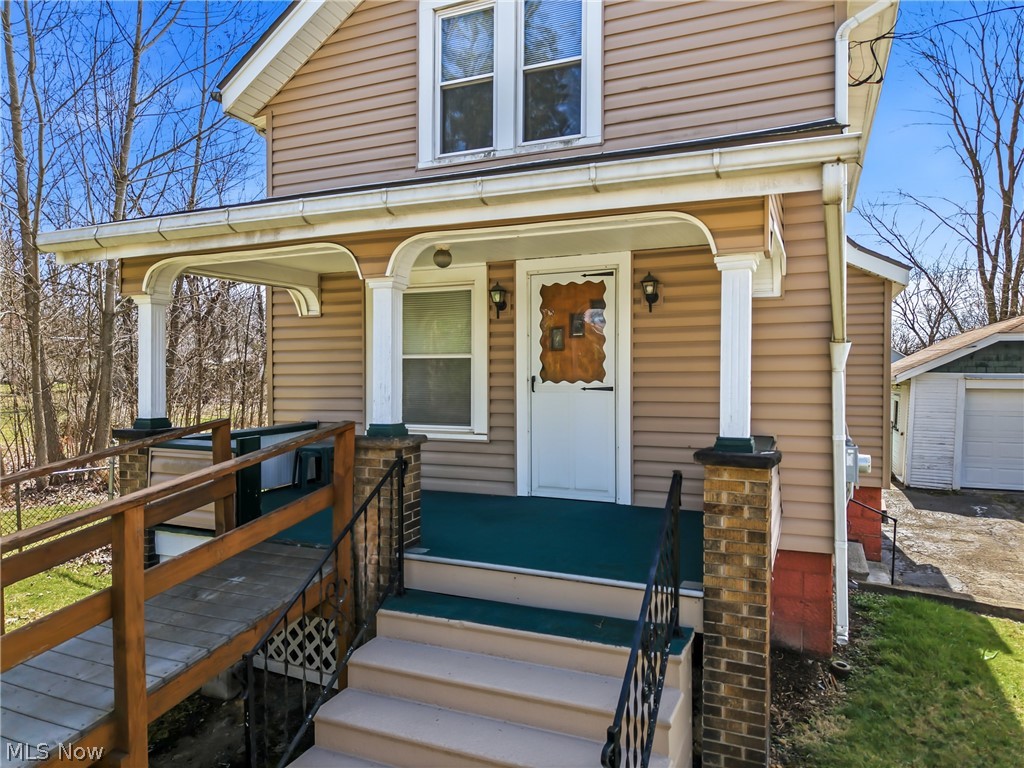 Welcome to this well-maintained 2-story home featuring 2 bedrooms and 1 full bath, offering a great opportunity for homeowners or investors alike. This home showcases a spacious and bright living room along with a large kitchen complete with an eat-in dining area, perfect for everyday living and entertaining.

You’ll love the beautiful original wood moldings with wider trim throughout, adding timeless character and charm. Recent updates include new flooring in the kitchen and bathroom, new carpeting throughout the main level and staircase, and fresh paint in every room, giving the home a clean, move-in ready feel.

The bathroom has been refreshed with an updated vanity, toilet, and mirror. Major mechanical and exterior updates provide peace of mind, including a newer furnace, updated plumbing on the upper level, newer siding, and newer roof.

Additional features include a fenced-in backyard, a 1 car garage, and a ramp for accessibility if needed, adding both convenience and flexibility.

Move-in ready with updates already completed—schedule your showing today!