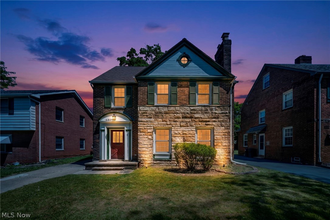 Beautifully refreshed & remodeled inside & out, Exceptional home is ready for immediate occupancy & offers timeless brick-and-stone charm blended with today's modern amenities. Featuring three finished floors plus a newly WATERPROOFED finished basement, this spacious home delivers an impressive amount of living space for today's lifestyle & delivered POS compliant. Situated on a desirable street w/partially fenced yard, oversized newer 3-car garage and extended concrete driveway, this property offers outstanding curb appeal, functionality & ample parking. Step inside to a stunning open-concept floor plan designed for both everyday living and entertaining. Spacious premium kitchen is sure to impress w/granite countertops, stainless steel appliances including a gas range & abundant workspace to delight any cook. Throughout the home you'll find durable hard-surface flooring, beautifully renovated bathrooms w/custom tile work plus perfect blend of classic architectural character & modern updates. Offering 4 bedrooms & 4 baths, there is room for everyone to live comfortably. Luxurious owner's suite serves as a private retreat featuring a romantic fireplace & private full bath. Spacious sun-filled rooms throughout create a warm & inviting atmosphere. Fully finished lower level adds tremendous versatility w/welcoming family room ideal for entertaining, recreation or relaxing w/family/friends. Outdoor living is equally enjoyable w/beautiful stone patio overlooking the yard, perfect for gatherings or quiet evenings at home. Central air provides year-round comfort and convenience. Ideally located near University Circle, Downtown Cleveland, Chagrin-Lee & popular Van Aken District, you'll enjoy easy access to dining, shopping, entertainment, cultural attractions & major employment centers. Beautiful, spacious, updated and truly move-in ready—this exceptional home offers the perfect combination of character, comfort and modern living.