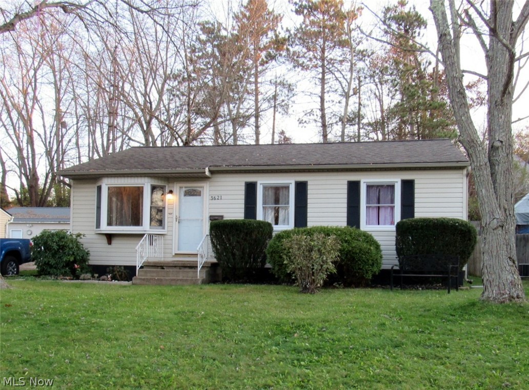 Call today to see this 3 Bedroom, 1&1/2 Bathroom vinyl sided 1044 Sq.Ft. ranch home with a detached 3 car Garage in a convenient Perry location. There is an additional 650 Sq.Ft. finished Lower Level with glass block windows.  Some of the many updates include new front and rear exterior doors plus water heater in 2017.  Furnace and Trane AC with Aprilaire humidifier and a air filtration system in 2015.  Kitchen remodeled in 2013 with new GE stainless steel appliances.   New house roof in 2006 and garage roof in 2008.  Basement waterproofing system has a transferable warranty to the new owner.  Home also has a 1 year America's Preferred Warranty.