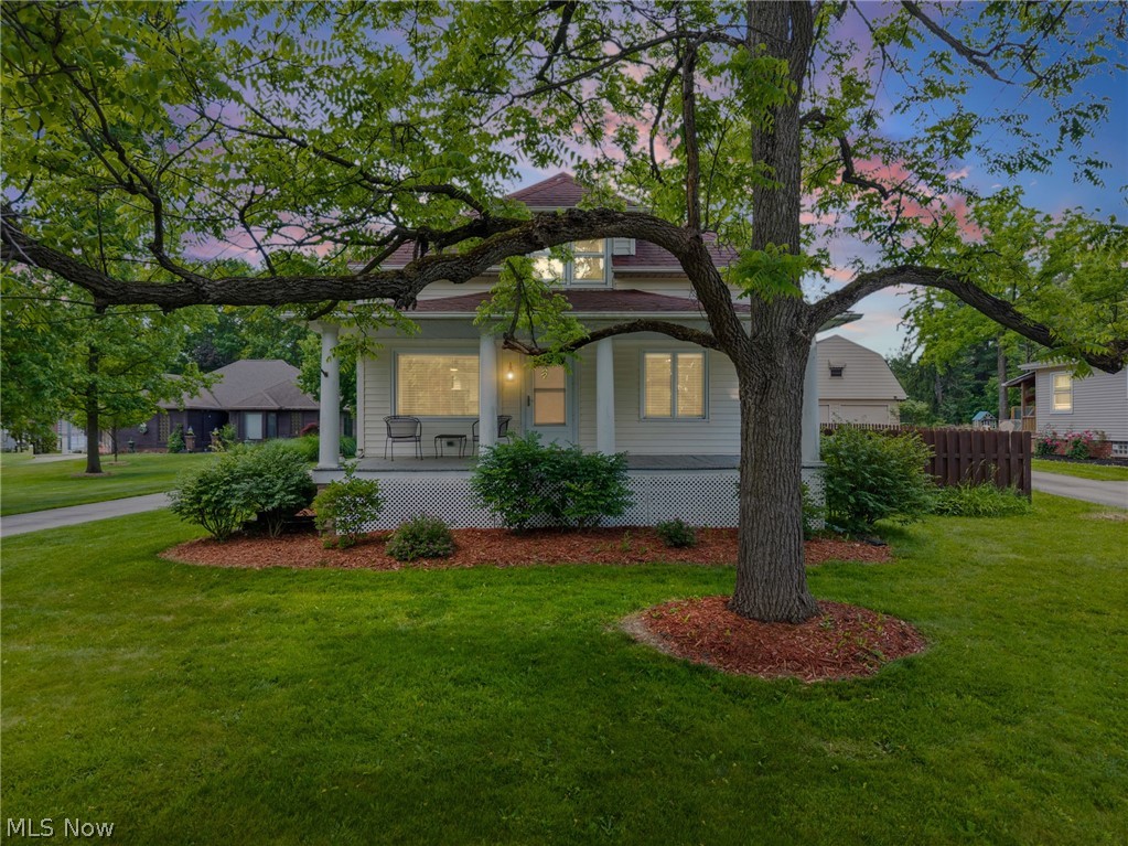 Beautifully maintained 4-bedroom, 2.5-bath home situated on a scenic .84-acre lot in desirable Independence. Surrounded by mature trees, lush landscaping, and a peaceful stream along the southern portion of the property, this home offers privacy and natural beauty in every season.
The first floor features refinished solid oak hardwood floors, creating a warm and inviting atmosphere throughout. The renovated kitchen (2024) showcases newer appliances, modern updates, and opens to a charming side room, perfect for a bright breakfast nook or an inviting home office.
The home offers spacious bedrooms and a functional layout ideal for everyday living and entertaining. A full bathroom in the basement was beautifully updated and remodeled in 2017, adding valuable additional living flexibility.
Major improvements provide peace of mind, including a brand-new heater (2026) and updated electrical box (2024). Outdoor living is a highlight with a fully covered front porch with classic pillars, an enclosed rear sunroom for quiet enjoyment of the outdoors, and a newer concrete patio (5 years) ideal for gatherings. The concrete driveway and garage floor were also replaced 5 years ago.
Enjoy summer evenings in the expansive backyard shaded by beautiful mature trees, with plenty of space for recreation, gardening, or relaxing by the stream. This home combines thoughtful updates, timeless charm, and exceptional outdoor space all in a sought-after Independence location.