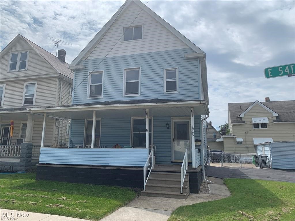 Excellent Investment Opportunity in Newburgh Heights! Not only is it well maintained throughout its life, but it is on a charming street corner with a large back yard and garage!  This fully tenant-occupied (one long-term) duplex is a cash-flowing asset from day one, perfect for investors seeking immediate returns. The up two 2-bedroom, 1-bath units has been updated with brand-new appliances, including a stove and refrigerator, enhancing tenant satisfaction and reducing near-term maintenance costs. Laundry is conveniently located in the basement with a washer and dryer provided. Situated in the historic and peaceful village of Newburgh Heights, this property offers tenants a desirable community with a low cost of living. The neighborhood's prime location provides easy access to major highways, putting tenants just minutes from the amenities of Downtown Cleveland while enjoying a quieter, suburban feel. For investors, Newburgh Heights represents a stable and appreciating market; home values in the area have seen a significant increase over the past year, and the rental market is considered hot with rising demand. This duplex is a solid choice to begin or expand your portfolio, combining the benefits of a turnkey, income-producing property with the long-term growth potential of a well-positioned community.
