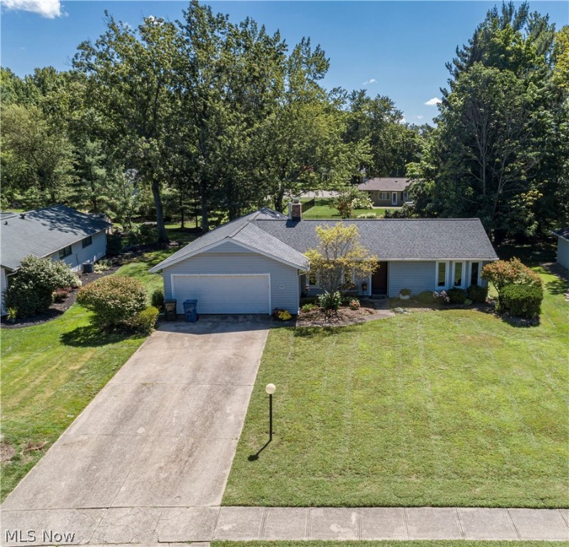 *****This is a must see and priced to sell since the owners need approximately 60 day close.*****  Welcome home to this 3-bedroom Ranch located in Mills Creek community.  Updates include: roof 2015, windows 2018, furnace 2019, patio 2019, air conditioner and electrical panel 2020.  The kitchen ( updated in 2022) features granite countertops, backsplash and life proof linoleum floor throughout. The family room has newer carpet.  
The layout- The foyer leads to the front room or the family room.  The front room flows into the dining room and is adjacent to the kitchen. Off the kitchen you will find  the family room with a gorgeous fireplace and sliding glass doors. Down the hall are 2 bedrooms and a full bath (updated in 2022)  vanity, lighting and floor.  Down the hall leads to the primary bedroom that has an en-suite (updated 2022) with walk out door to the patio.  The backyard is partially fenced in.  Mills creek offers a swimming pool, playground, tennis court and a clubhouse.