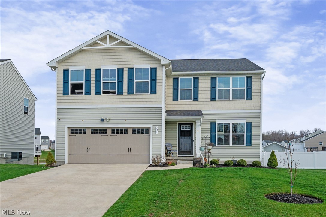 Come see this beautiful 4-bedroom, 3-bath home overlooking a serene pond in a newer development in Painesville, Ohio, featuring numerous recent upgrades by the seller including a newly built fence, patio, deck, and storage shed that add both value and outdoor enjoyment; inside, the home offers a convenient second-floor laundry room along with a spacious loft area that can serve as a work-from-home office, flex space, or even be converted into a fifth bedroom, along with abundant closet and storage space throughout, including two walk-in closets in the primary suite, one of which is custom designed, and with multiple active warranties providing added peace of mind, this home is truly move-in ready so you can simply bring your furniture and start enjoying everything it has to offer.