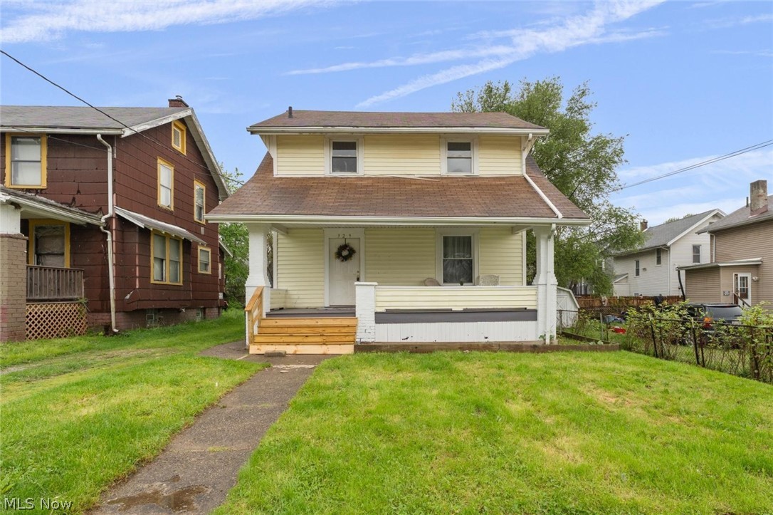 Welcome to 329 Girard Ave NE. Step into this beautifully refreshed 3-bedroom home where classic charm meets modern updates. The spacious living room welcomes you with a cozy fireplace and flows seamlessly into the formal dining room—perfect for everyday living or hosting family and friends. The updated kitchen offers stylish improvements along with a pantry for convenient storage and organization. Upstairs, you’ll find three nicely sized bedrooms and a fully remodeled bathroom designed with fresh, modern appeal. The clean attic provides exciting potential for future finishing, whether you dream of additional living space, a home office, or bonus room. The basement offers plenty of clean, practical storage for all your seasonal décor and treasured belongings. Outside, relax on the comfortable front porch or enjoy the backyard with space for entertaining, gardening, or play. Freshly painted with new flooring throughout, this move-in ready home is prepared to welcome its next owner. Schedule your showing today!