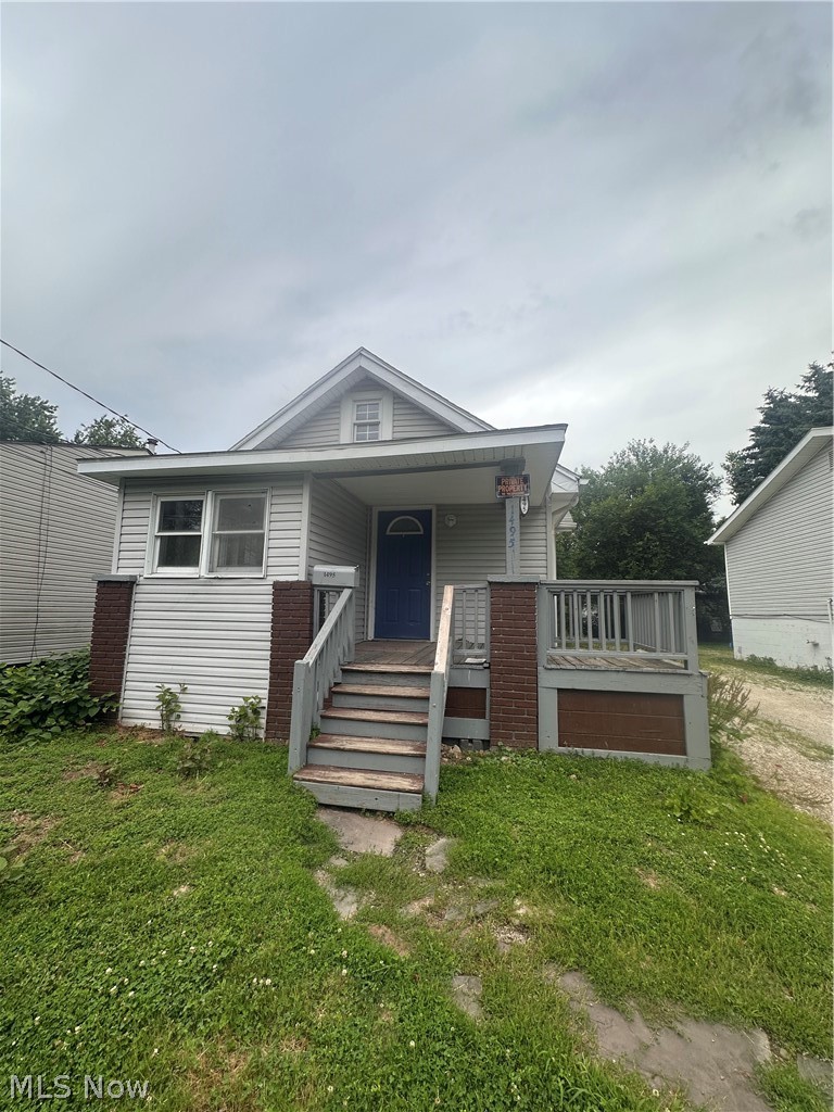 Opportunity awaits in this 3-bedroom, 2-bath home with plenty of potential! Featuring a welcoming front porch, low-maintenance vinyl siding, and a functional layout, this property is ready for its next owner to make it their own.

The full, partially finished basement offers additional living space, storage, or the opportunity to create a recreation room, home office, or workshop. Outside, the shared driveway provides ample parking for multiple vehicles.

While the home could benefit from some updates and TLC, it offers solid bones and is a great opportunity for first-time buyers looking to build equity, investors, or anyone wanting to add their own personal touches. Conveniently located near shopping, dining, schools, and major highways, this property is full of potential.