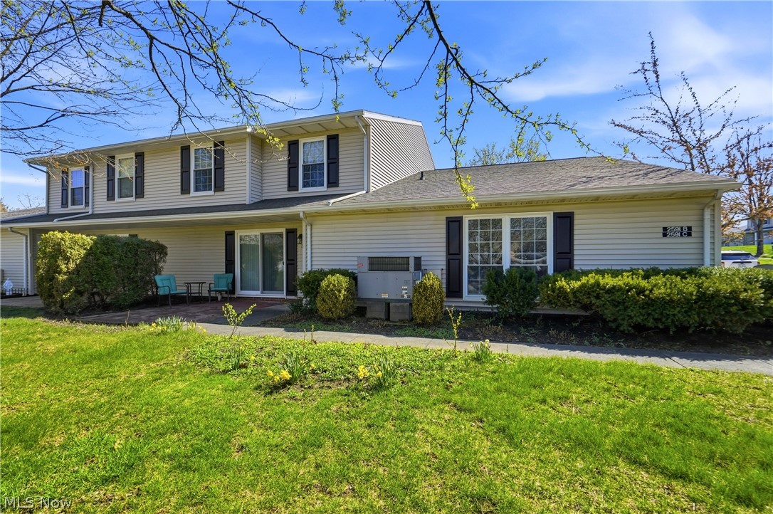 Move right in and enjoy low-maintenance living in Stow's sought after Independence Village community.  The updated condo features laminate hardwood flooring throughout, neutral paint and well-maintained finishes. Offering 3 bedrooms and 2 full bathrooms, including a convenient first-floor bedroom and full bath. Attached garage includes storage shelving. The community provides excellent amenities including a pool, tennis courts, playground and a rentable community center. Ideally located next to Fox Den Golf Course and just minutes from Silver Springs Park, hiking and biking trails, and a local dog park. Convenient access to shopping, dining, and major routes. A great and rare opportunity- don't wait on this one!