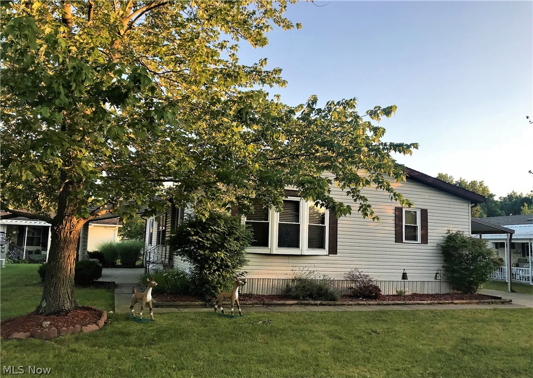What a phenomenal place! This home offers 3 bedrooms, 2 baths with numerous upgrades and a great floor plan. You have to see it!!  Roof (2009)
Windows (2013) Master Bath (2010) with a walk in shower (2018). All new flooring other than two bedrooms including carpet and laminate. All appliances are newer energy efficient.  Don’t stall I missed one!Columbia Park is an age specific community. Columbia Park is Ohio's Premiere Adult Land Lease Community! Amenities include: Gatehouse managed entrance! On site Shopping Plaza! On site Management! Walking Path/Dog Walking Path! Shuffleboard! Boccie Ball! Library! Crafts, Social Hall with daily scheduled activities and so much more!