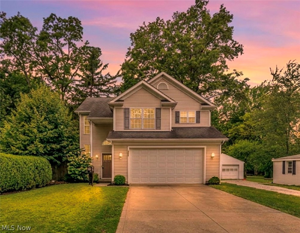 Welcome Home to Victoria Drive, a beautifully updated colonial in the heart of Mentor, Ohio. All of the flooring has been replaced, from a gorgeous entryway, into an open floor plan and through the living room into the kitchen. Gas fireplace in living room; Dining room extending out; even though the home was built in 2006, the entire Kitchen has been ripped out and remodeled adding an island, custom cabinetry & backsplash all new appliances that are included. Head upstairs to a large master bedroom with en-suite full updated bath and a oversized walk-in closet! Two additional bedrooms with Jack-n-Jill bath, and laundry room with a sink, washer and dryer complete the second floor. Fully fenced-in backyard provides privacy and includes a spacious concrete patio across the back of the home for leisure and entertainment. Shed is included and the Hot Tub is 2 years old, and well maintained. Do not wait on this one, make sure to schedule a tour today!