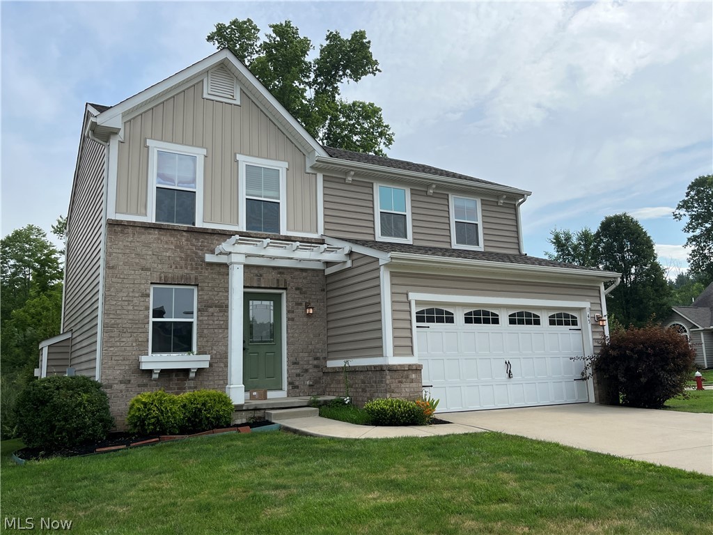 STUNNING RENTAL LISTING MOVE IN READY! Freshly painted throughout, this beautiful corner lot home has everything you need. Enter through the front door of this modern and updated home, and you will be greeted with a spacious foyer, living room with fireplace and an open kitchen with sliding doors out on the private back deck. First floor also includes a half bath and mudroom leading to an attached oversized two car garage. The spacious, quiet basement is perfect for an at home office or activity area. Storage room in basement is for owner storage only. Upstairs you will find the three large bedrooms, full bathroom and laundry included! Washer and dryer in owners closet in basement, but can be hooked up if the tenant would like. The master bedroom offers a large closet and another full bathroom. To top it all off, lawn care and snow removal are provided!  This home has so much to offer, don't miss your chance! No Section 8. No pets. No smoking. All adult occupants must apply online for