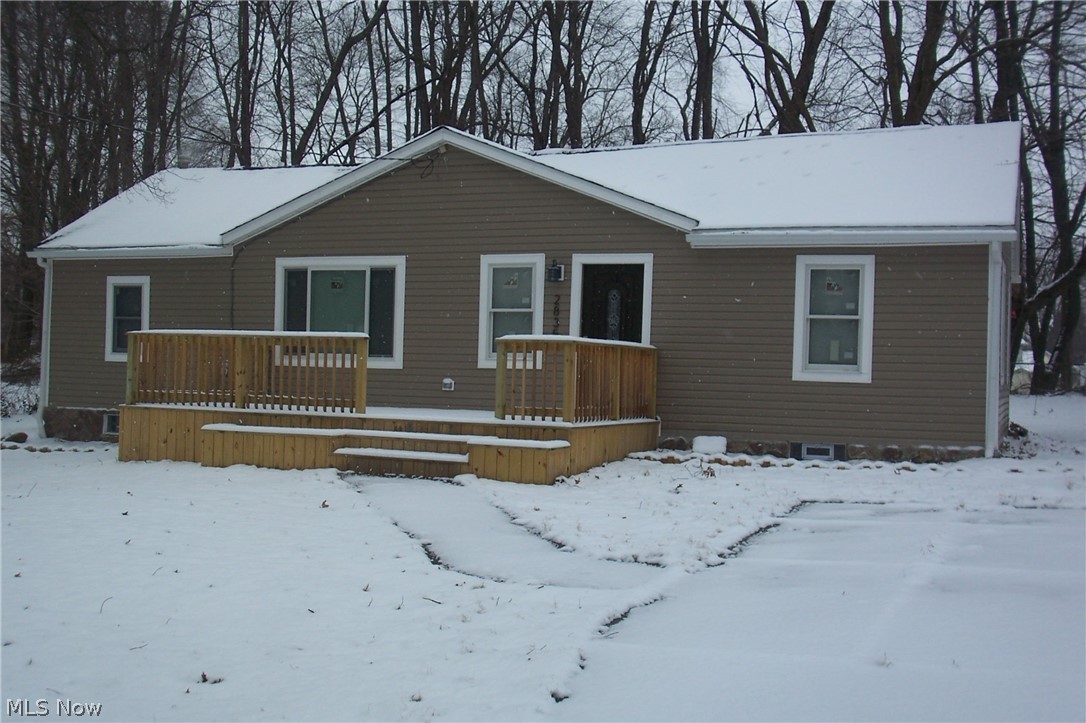 Completely redone! Gorgeous! Within last 2 years, new roof, new vinyl siding, windows, furnace, insulation, drywall, flooring, kitchen, bath and front deck!
Master bed w/tray ceiling and dbl closets! Kitchen w/hardwood floor and stainless appliances! Large eating area! First floor laundry! Bathroom w/new fixtures and blue tooth! Concrete drive, fenced yard and storage shed!