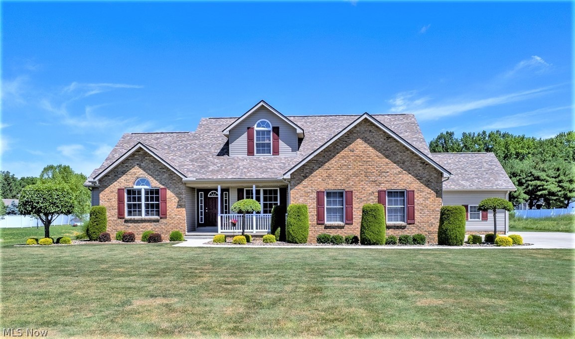 Meticulously updated inside & out! There are not enough positive adjectives to describe this outstanding, quality, custom built, 3 bedroom, 2-1/2 bath home in Champion's prestigious Oak Hollow Development. As you approach you will notice the professionally landscaped half acre lot, a charming covered front porch welcomes you. Light open foyer welcomes you to come in & stay awhile. Entire home is tastefully decorated in neutral colors, all interior rooms painted in 2020. Magnificent great room with a soaring vaulted ceiling features a gas fireplace, lots of natural light through large windows overlooking the backyard. Large, open kitchen has room for multiple cooks & features plenty of wood cabinetry, Cambria quartz countertops, all stainless appliances, eating area w sliding door to the back composite deck for summer BBQ's & more. Formal dining room has beautiful hardwood floors & is perfect for those special gatherings. 1st floor master suite is your personal retreat at the end of a l