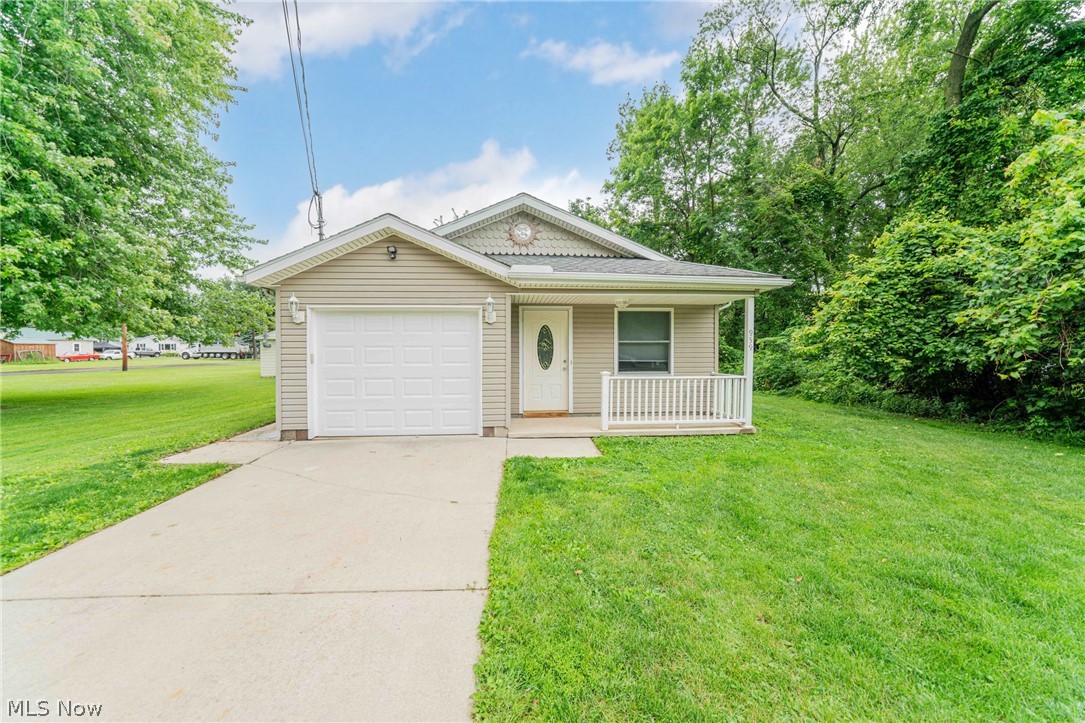 Welcome home to this well-maintained 3-bedroom ranch situated along the shores of Lake Erie in Painesville Township. Built in 2006, this move-in-ready home offers the convenience of single-floor living, making it an excellent option for first-time homebuyers, downsizers, or anyone seeking easy everyday living.
Step inside to a bright and inviting living room that flows seamlessly into the spacious eat-in kitchen, creating a comfortable layout for both daily living and entertaining. All appliances are included, allowing for a smooth transition into your new home. Down the hall, you'll find three generously sized bedrooms and a full bathroom, while the convenient laundry/mudroom provides direct access to the attached garage.
Outside, enjoy your morning coffee from the welcoming front porch. The backyard features a shed for additional storage. Positioned near Lake Erie, the property offers a unique setting with scenic water views and a peaceful atmosphere.
If you're looking for an affordable, low-maintenance home with modern construction, practical living space, and the convenience of ranch-style living, this is one you won't want to miss. 
Notable updates include newer stainless steel appliances (2022), luxury vinyl plank flooring (2026), new garage door and opener (2026), and hot water tank (2024). Don't miss out, schedule your showing today!