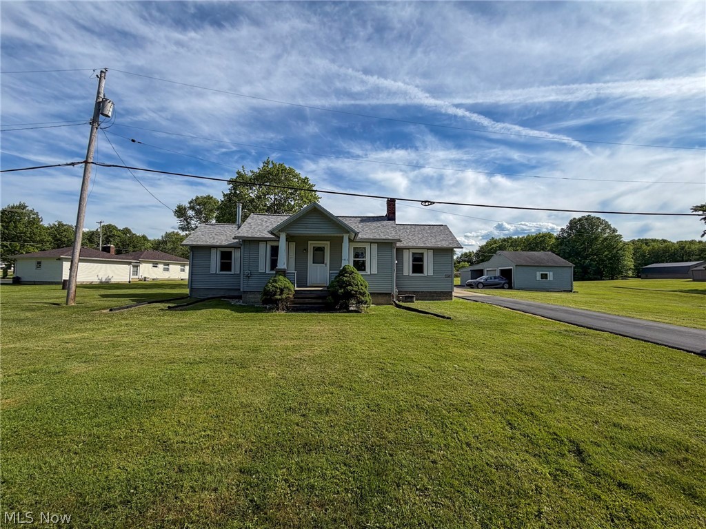 Opportunity awaits at 4453 Herner County Line Road in Southington! Situated on a spacious country lot, this ranch home offers great potential for an owner-occupant, investor, or handyman looking to add their personal touch. Recent updates include a new roof and new shower, providing a great start for future improvements. The property features a large detached garage/outbuilding, plenty of outdoor space, and a peaceful rural setting. To provide added peace of mind, the seller is offering a $15,000 escrow credit toward septic system replacement with an acceptable offer!