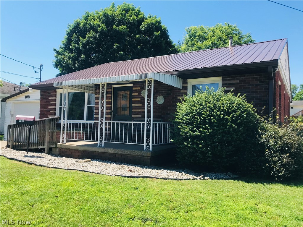 Well maintained brick ranch offers 3 bedrooms, 1.5 baths (1/2 in full unfinished basement). Basement could be considered partially finished just needs a ceiling to complete for added square footage.  Newer roof, freshly painted interior, refinished hardwood floors, updated baths and on a level lot.