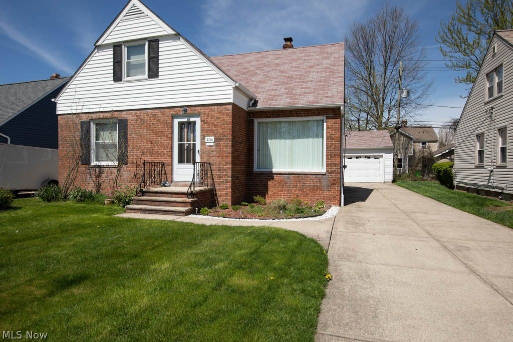 Calling all investors and owner occupants (with patience). Currently tenant occupied through 3/31/2025. Fantastic bungalow/cape cod with rare dining area off updated kitchen. Beautiful hardwood floors throughout and en-suite master bedroom on 2nd floor offering a nice sized 2nd full bath and over 20 linear feet of closets. Don't miss the large closet behind the door at the top of the stairs! This home boasts large rooms, partially finished basement & two full baths for your convenience! The two car detached garage with electric and garage door opener was built only approx 12 years ago! Enioy those summer evenings on your rear covered deck off the kitchen along with the fenced yard. No worries with the newer furnace, air conditioning & replacement windows! Roof is about 15 years old. Gorgeous brick exterior & glass block windows complete the maintenance free benefits that this property provides! Contact co-agent with any additional questions.