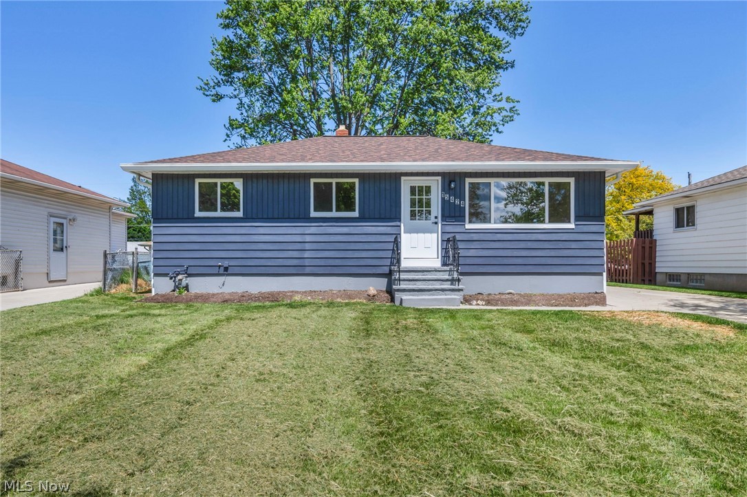 Beautifully updated 3 bedroom, 2 full bathroom ranch in the heart of Brook Park! This solid home offers the convenience of one floor living along with peace of mind knowing many of the big-ticket items have already been completed, including a newer roof, furnace, central A/C, hot water tank, new windows, and a professionally waterproofed basement.
Inside, you’ll find brand-new flooring throughout, a fully updated kitchen with granite countertops, and a clean, move-in ready layout full of charm and functionality. The partially finished basement provides additional living space perfect for a recreation area, home office, workout space, or extra storage.
Enjoy your morning coffee or unwind in the evening on the rear porch. Outside, the detached 2-car garage offers plenty of room for vehicles, tools, and outdoor equipment.
Conveniently located near shopping, restaurants, highways, and the proposed new Cleveland Browns stadium project. This fully updated ranch is truly move-in ready — all that’s left to do is unpack. Schedule your private showing today!