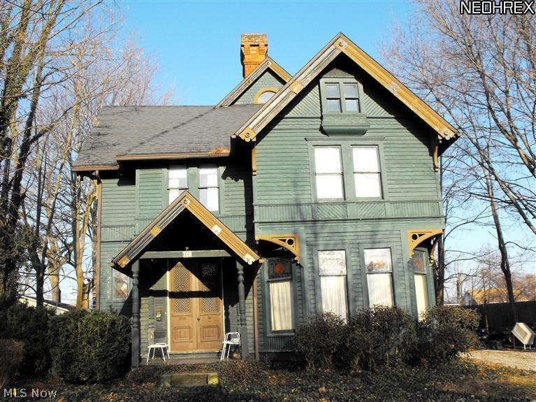 A true Victorian with three full floors in need of help. Absolutely amazing trim, casings and hardwoods throughout, plus several stained glass windows. Two out buildings, one newer with skylights, older one may need demolished. This home is being sold as is condition, but is a great buy. Do not miss out.