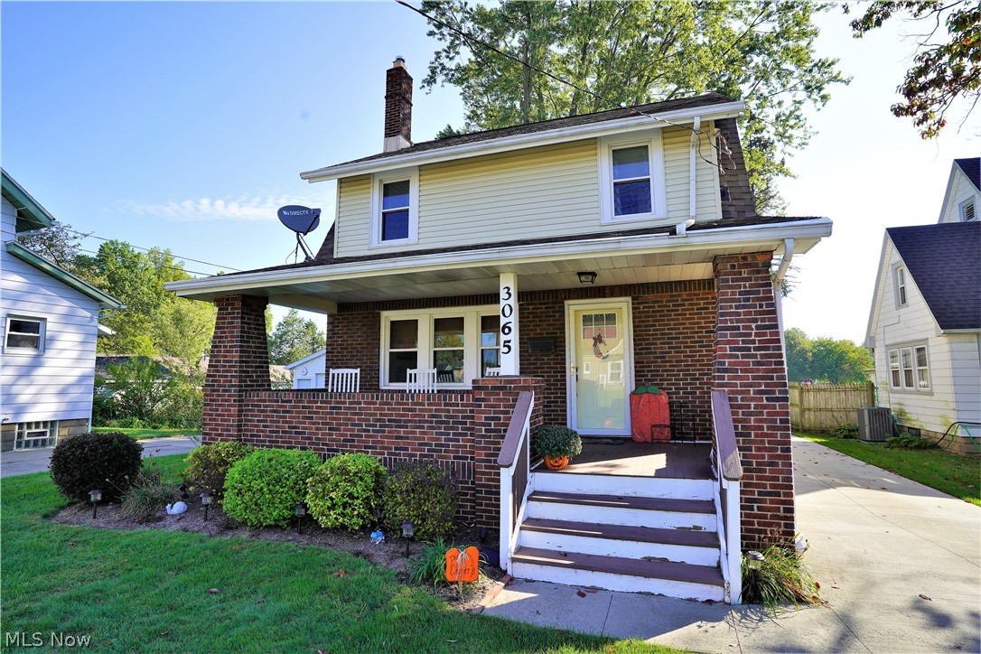 This outstanding Colonial is picture perfect.  Completely renovated within the last 3 years, 3065 Bailey Rd is waiting for you to move in and enjoy the holidays.  White cabinetry, subway tile, cement countertops, stainless steel appliances, and new sink fixture in the kitchen. Double sinks, subway tile in the full bath. All walls have been painted in the most trendy colors. Electric, plumbing, lighting fixtures have all been updated.  Newer furnace, updated windows and a waterproofed basement. The exterior boasts an impressive front porch that spans the length of the home.  The cement driveway is a recent update as is the garage door.  The oversized 2 car garage was recently drywalled. A 2 tiered deck overlooks a large back yard that is 245 ft. deep on the north side and 222 ft. deep on the south side.  This one is the entire package.  Don’t miss the opportunity to tour this home.  Call for your private showing today.