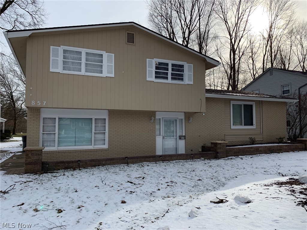 Here'a an opportunity to make this beautiful Split-Level Boardman home yours. Located on a quiet cul-de-sac, close to all the best shopping, dining and entertainment the Mahoning valley has to offer. Enter this newly renovated home through a lovely foyer which leads to both comfortable office space along with a sprawling home theater, which features the best in entertainment  equipment.  Second level kitchen and dining area also features flawless marble flooring. Granite counter tops and new stainless steel appliances are also great features of this gourmet kitchen. Wood floors flows troughout all three spacious second level bedrooms. Ceramic flooring and new vanities are featured in both batrooms.A large sunroom gives access to a huge fenced in backyard with a well-kept wood deck and shed. New roof, furnace, water heater and security camera system, makes this beautiful home a must see.