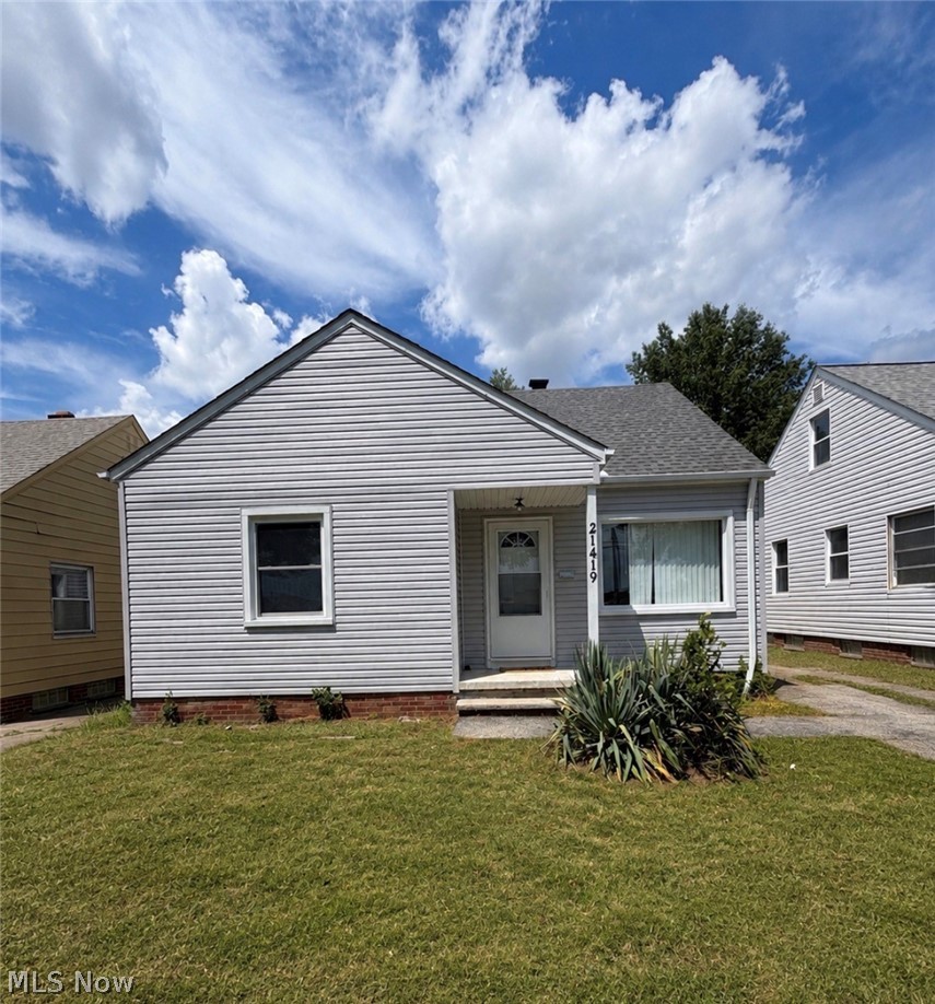 This spacious three-bedroom, one-bath Cape Cod is not your typical Cape Cod! The home features a generous addition that can serve as a formal dining room, casual living area, or potentially be transformed into an additional first-floor bedroom over time. Sliding glass doors lead to the backyard, creating a great flow for relaxing and entertaining. The basement provides even more space for recreation, gatherings, or storage. Additional highlights include aluminum siding, a newer roof, a newer furnace and hot water tank, and a one-car garage. Conveniently located near shopping centers, restaurants, parks, and freeway access, this Maple Heights home offers space, flexibility, and potential!
